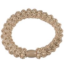Kknekki Haargummi - Beige Glitzer m. Lace Kknekki Haargummi - Beige Glitzer m. Lace