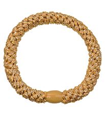 Kknekki Hårstrikk - Sennepsgul Glitter Kknekki Hårstrikk - Sennepsgul Glitter