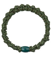 Kknekki Hårstrikk - Armygrønn Glitter m. Lace Kknekki Hårstrikk - Armygrønn Glitter m. Lace