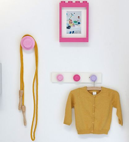 LEGO® Storage Wall Hanger Rack - 33 cm - Purple/Rose LEGO® Storage Wall Hanger Rack - 33 cm - Purple/Rose