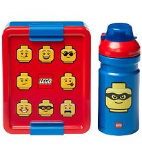 LEGO® Storage Lunchbox/Water Bottle - Iconic - Blue/Red LEGO® Storage Lunchbox/Water Bottle - Iconic - Blue/Red