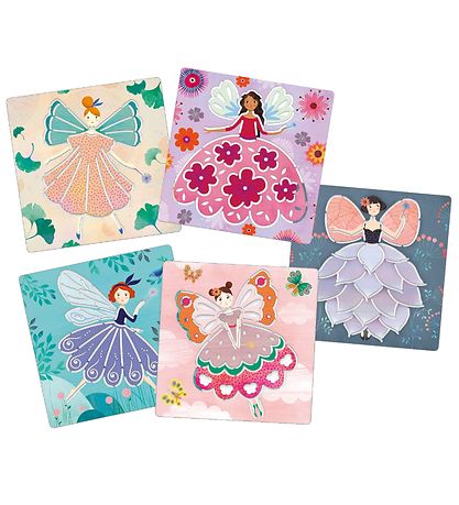 Djeco Templates - 5 pcs - Fairies