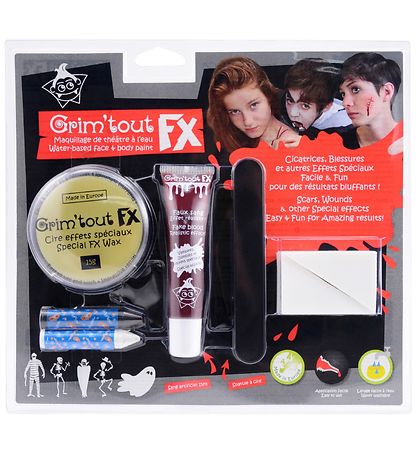 Set de Maquillage Grim Tout - Effets spéciaux Set de Maquillage Grim Tout - Effets spéciaux