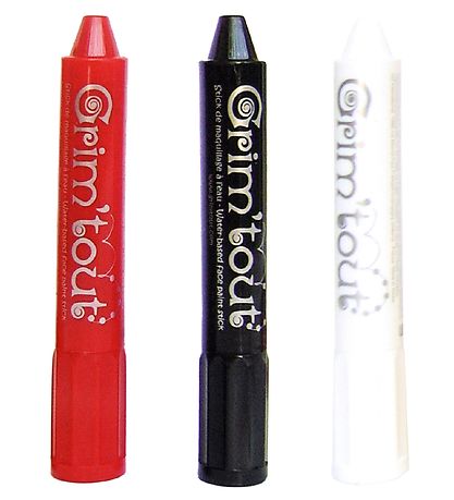 Grim Tout Face Paint - 3-Pack - Pirate/Vampire