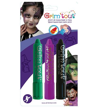Grim Tout Face Paint - 3-Pack - Witch Grim Tout Face Paint - 3-Pack - Witch