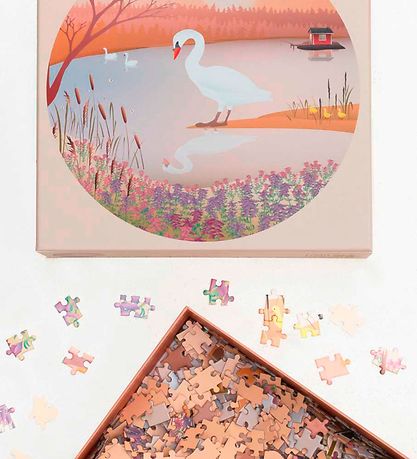 Jeu Puzzle Vissevasse - 1000 Briques - Le Swan Jeu Puzzle Vissevasse - 1000 Briques - Le Swan