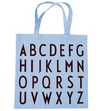 Design Letters Tygväska - ABC - Ljusblå
