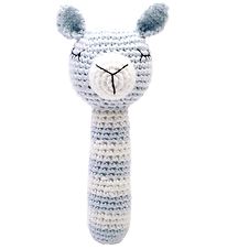 NatureZoo Rattle - Lama - Light Blue NatureZoo Rattle - Lama - Light Blue