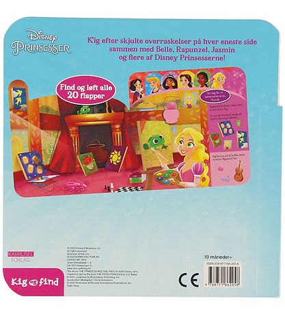 Karrusel Forlag Flap Book - Kig og Find - Disney Prinsesser - DA Karrusel Forlag Flap Book - Kig og Find - Disney Prinsesser - DA