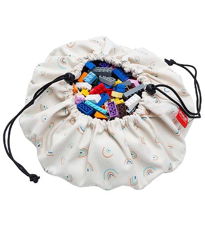 Play&Go Leikfangateppi - Eyja: 40 cm - Mini Regnbogar