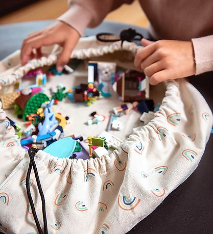 Play&Go Leikfangateppi - Eyja: 40 cm - Mini Regnbogar