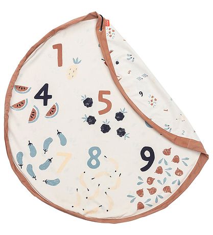 Play&Go Toy Mat - D: 140 cm - Veggie Numbers Play&Go Toy Mat - D: 140 cm - Veggie Numbers
