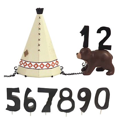 Kids by Friis Birthday Train - w. 11 Numbers