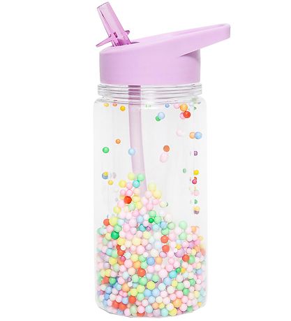 Petit Monkey Vattenflaska m. Drickpip - 300 ml - Macaron Pops -  Petit Monkey Vattenflaska m. Drickpip - 300 ml - Macaron Pops -