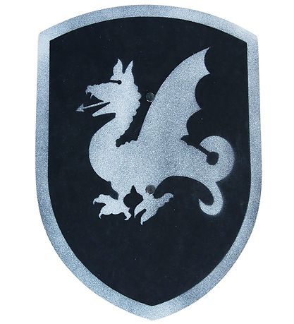 Den Goda Fen Costume - Knight's shield - Black/Silver Den Goda Fen Costume - Knight's shield - Black/Silver