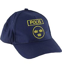 Den Goda Fen Costume - Police cap - Blue Den Goda Fen Costume - Police cap - Blue