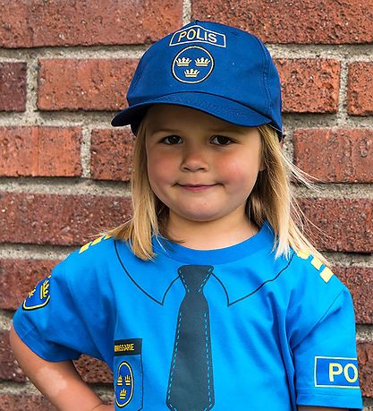 Den Goda Fen Naamiaisasut - Poliisilakkinen - Sininen Den Goda Fen Naamiaisasut - Poliisilakkinen - Sininen