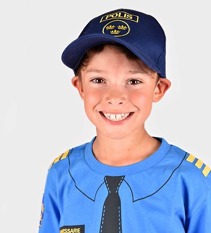 Den Goda Fen Naamiaisasut - Poliisilakkinen - Sininen Den Goda Fen Naamiaisasut - Poliisilakkinen - Sininen