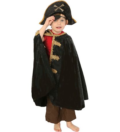 Den Goda Fen Costume - Pirate hat - Black