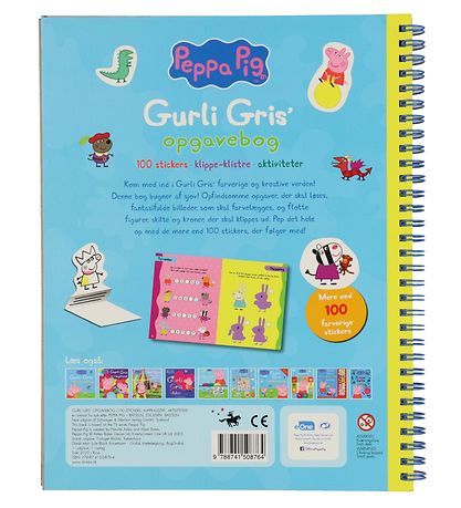 Alvilda Activiteitenboek - Peppa Pig' Werkmap - Deens