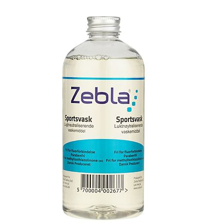 Zebla Sportwasmiddel - 500 ml Zebla Sportwasmiddel - 500 ml