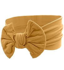 By Stær Headband - Astrid - Mustard w. Bow