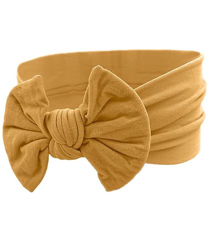 Bandeau By Stær - Astrid - Moutarde av. Noeud Papillon