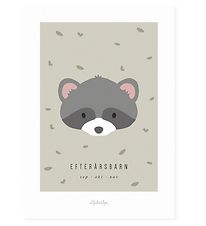 Alfabetdyr Poster - 30x42 - Efterårsbarn Alfabetdyr Poster - 30x42 - Efterårsbarn