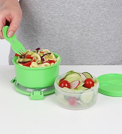 Sistema Lunchbox w. Cutlery - Lunch Stack - 965 ml - Blue Sistema Lunchbox w. Cutlery - Lunch Stack - 965 ml - Blue