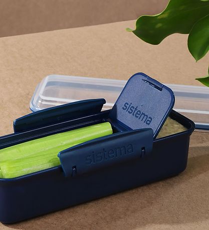Sistema Lunchbox - Snack Attack Renew - 410 ml - Navy Sistema Lunchbox - Snack Attack Renew - 410 ml - Navy