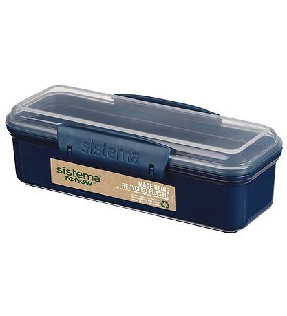 Sistema Lunchbox - Snack Attack Renew - 410 ml - Navy Sistema Lunchbox - Snack Attack Renew - 410 ml - Navy