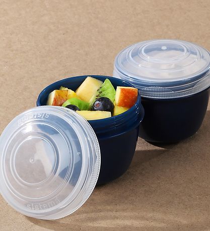 Sistema Snackboxes - Yogurt 2-Pack Renew - 150 ml - Navy Sistema Snackboxes - Yogurt 2-Pack Renew - 150 ml - Navy