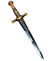 Liontouch Costume - Triple Lion Sword - Blue Liontouch Costume - Triple Lion Sword - Blue