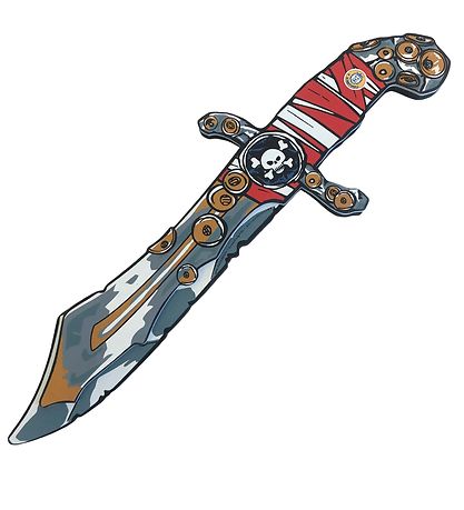 Déguisement Liontouch - Couteau de pirate - Rouge A Rayures