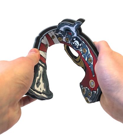 Déguisement Liontouch - Pistolet pirate - Rouge A Rayures