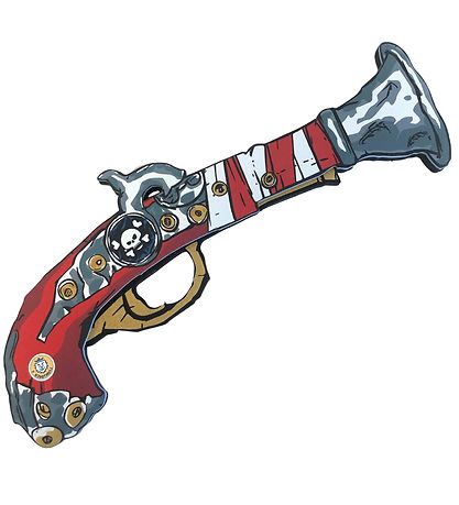 Déguisement Liontouch - Pistolet pirate - Rouge A Rayures