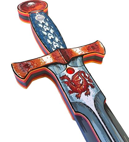 Liontouch Costume - Amber Dragon Sword - Grey Liontouch Costume - Amber Dragon Sword - Grey