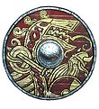 Liontouch Costume - Viking Shield - Red Liontouch Costume - Viking Shield - Red