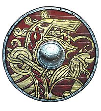 Liontouch Costume - Viking Shield - Red Liontouch Costume - Viking Shield - Red