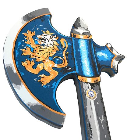 Liontouch Costume - Noble Knight Axe - Blue Liontouch Costume - Noble Knight Axe - Blue