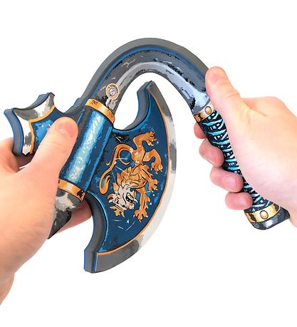Liontouch Costume - Noble Knight Axe - Blue Liontouch Costume - Noble Knight Axe - Blue