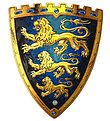 Liontouch Naamiaisasut - Triple Lion Shield - Sininen Liontouch Naamiaisasut - Triple Lion Shield - Sininen