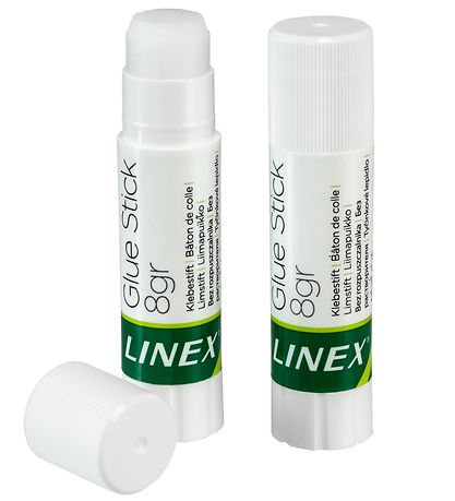 Bâton de colle Linex - 2 Pack - 8 grammes Bâton de colle Linex - 2 Pack - 8 grammes