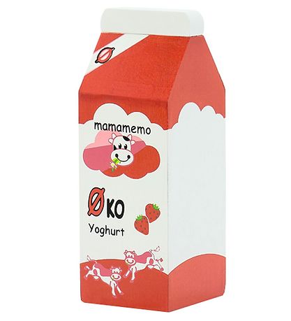 MaMaMeMo Spiellebensmittel - Holz - Ø-Ko Erdbeerjoghurt MaMaMeMo Spiellebensmittel - Holz - Ø-Ko Erdbeerjoghurt