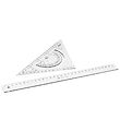 Linex School set - 2 Parts - Protractor/Ruler