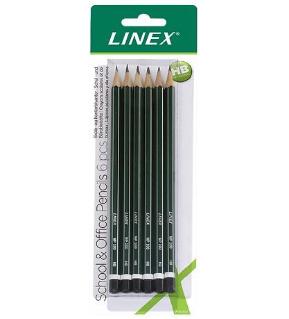 Linex Pencils - 6-Pack - Green