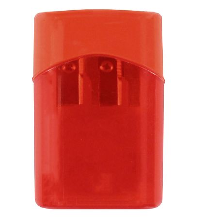 Linex Sharpener - Double - Red w. Container Linex Sharpener - Double - Red w. Container