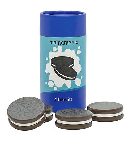 MaMaMeMo Play Food - Wood - Cocoa biscuits I Pack MaMaMeMo Play Food - Wood - Cocoa biscuits I Pack