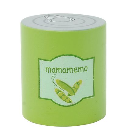MaMaMeMo Play Food - Wood - Canned peas MaMaMeMo Play Food - Wood - Canned peas