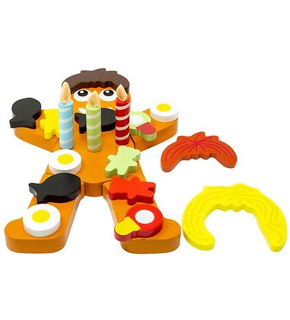 MaMaMeMo Play Food - Wood - Cake Man MaMaMeMo Play Food - Wood - Cake Man